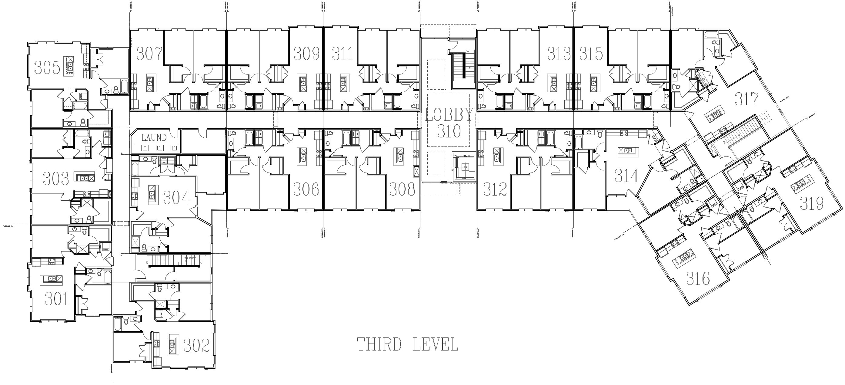 Image of building layout for third floor.