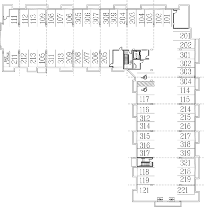 Image of building layout for garage floor.