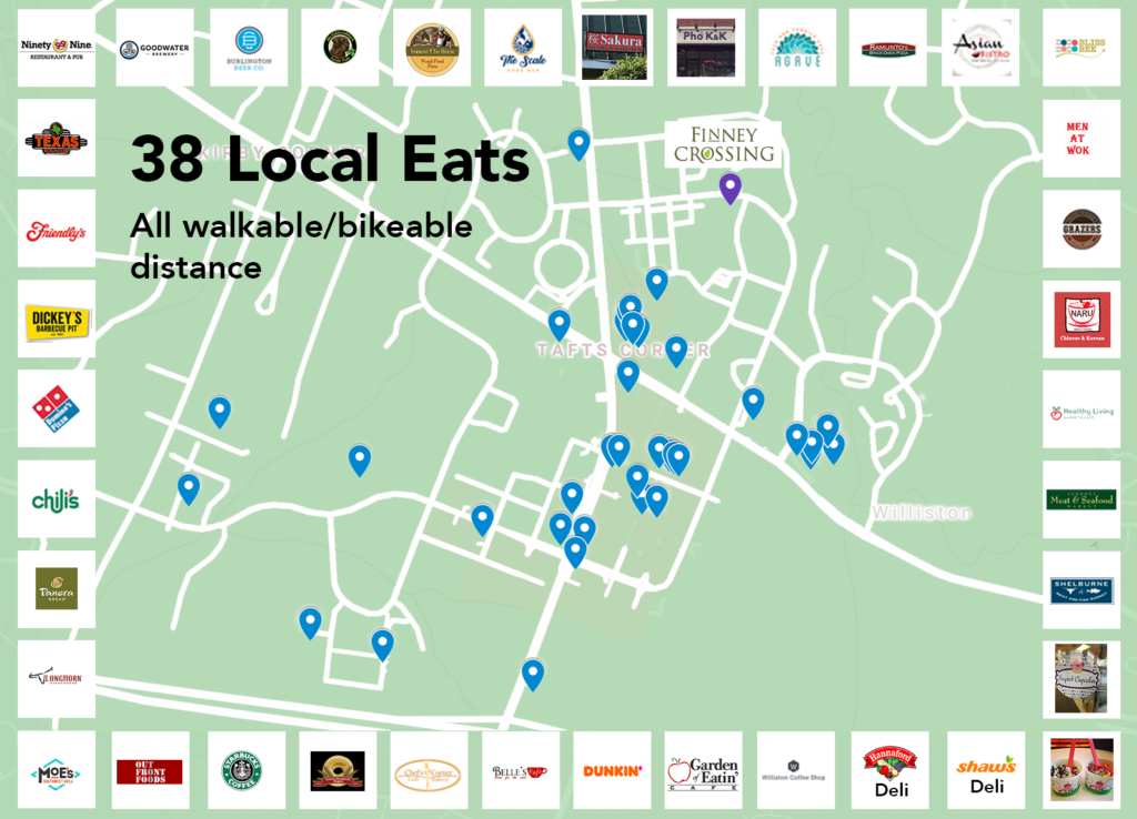 List up of Eateries Around Finney Crossing: 38 Options to Try!